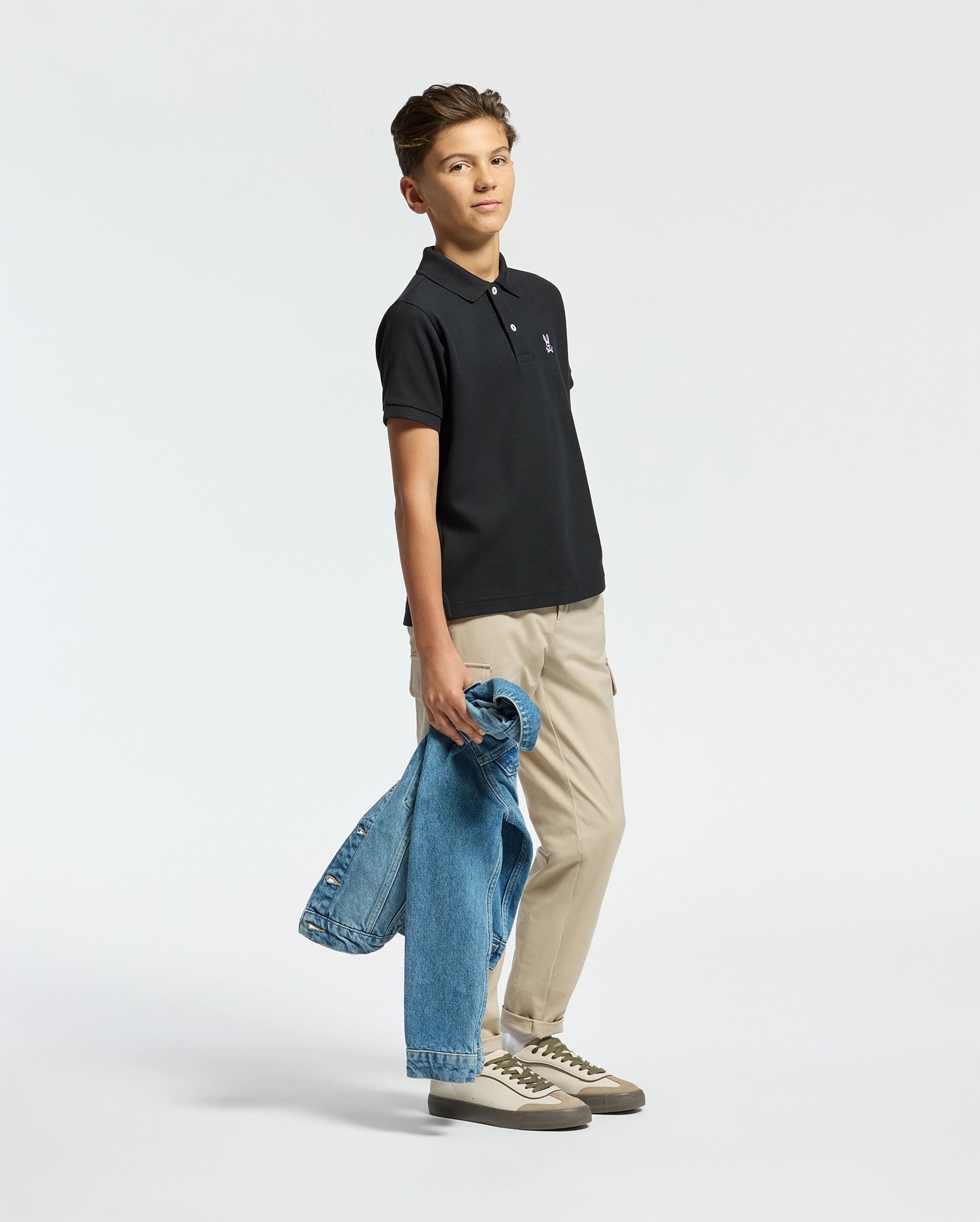 KIDS CLASSIC PIQUE POLO SHIRT - B0K001CRPC - Image 6