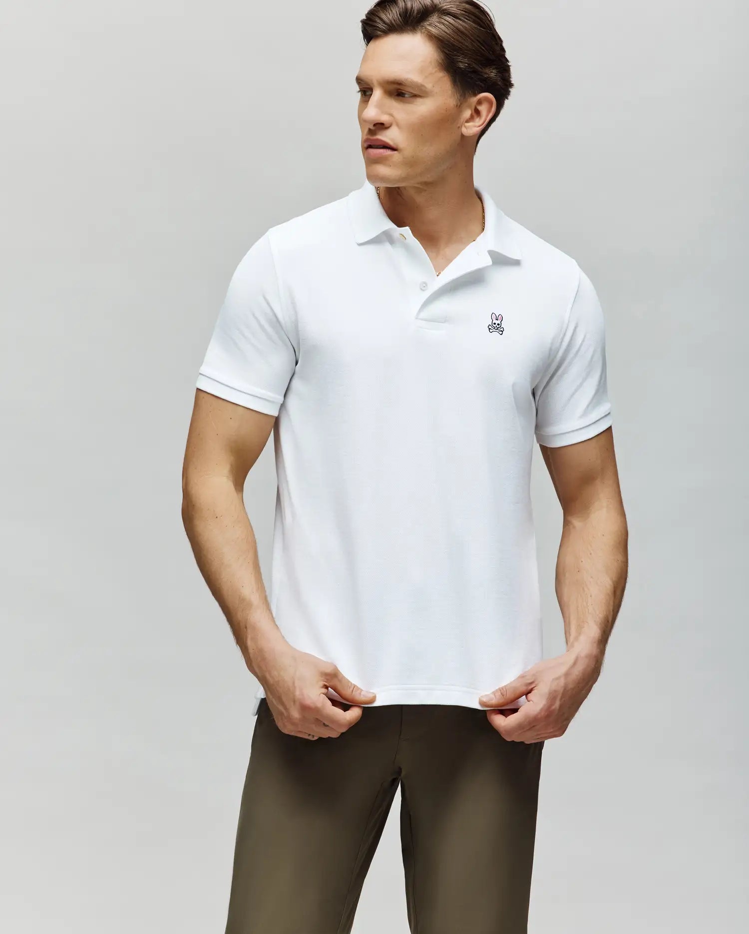 MENS CLASSIC PIQUE POLO SHIRT - B6K001ARPC - Image 4