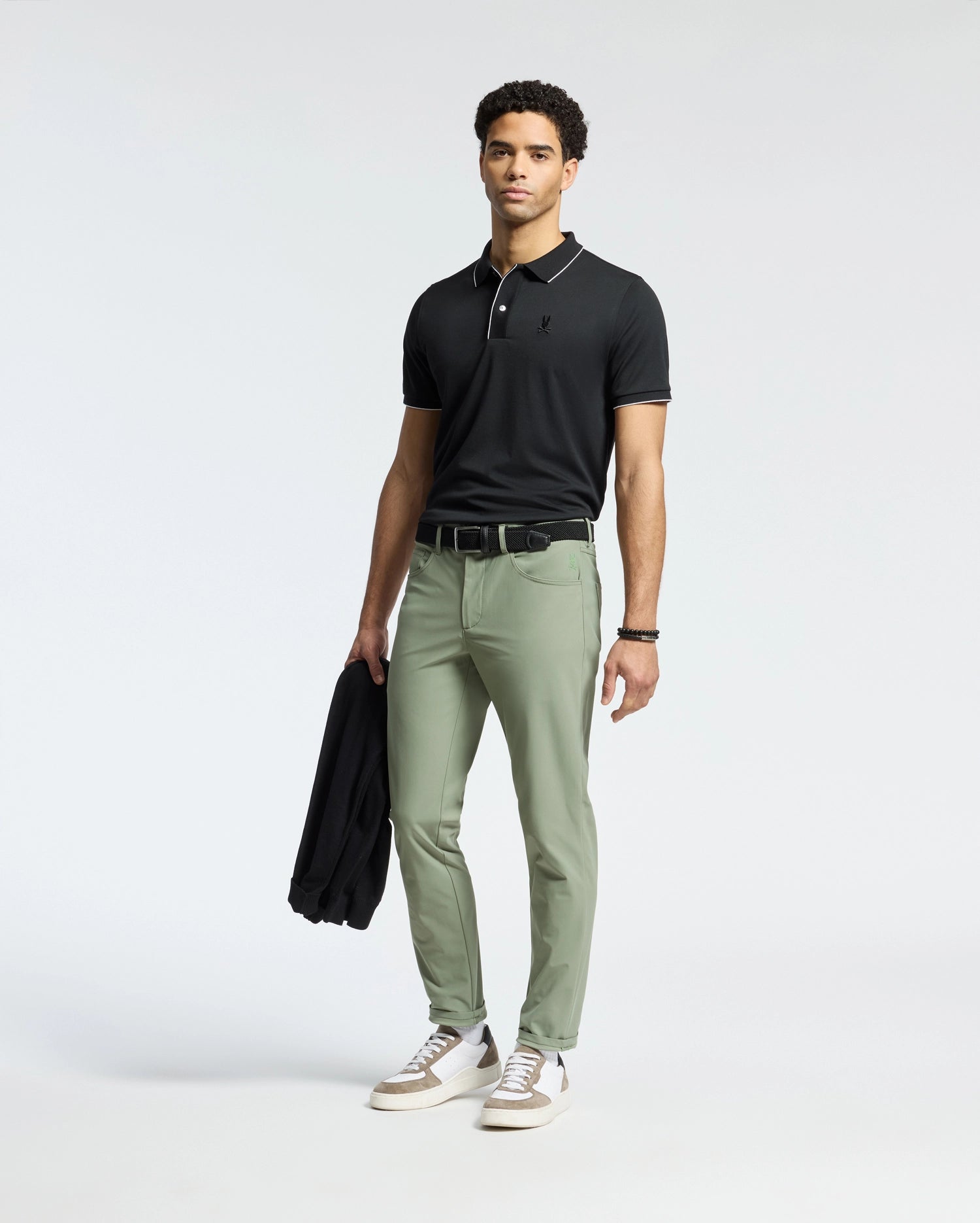 MENS BRYCE PERFORMANCE PIQUE POLO SHIRT - B6K486F200 - Image 7
