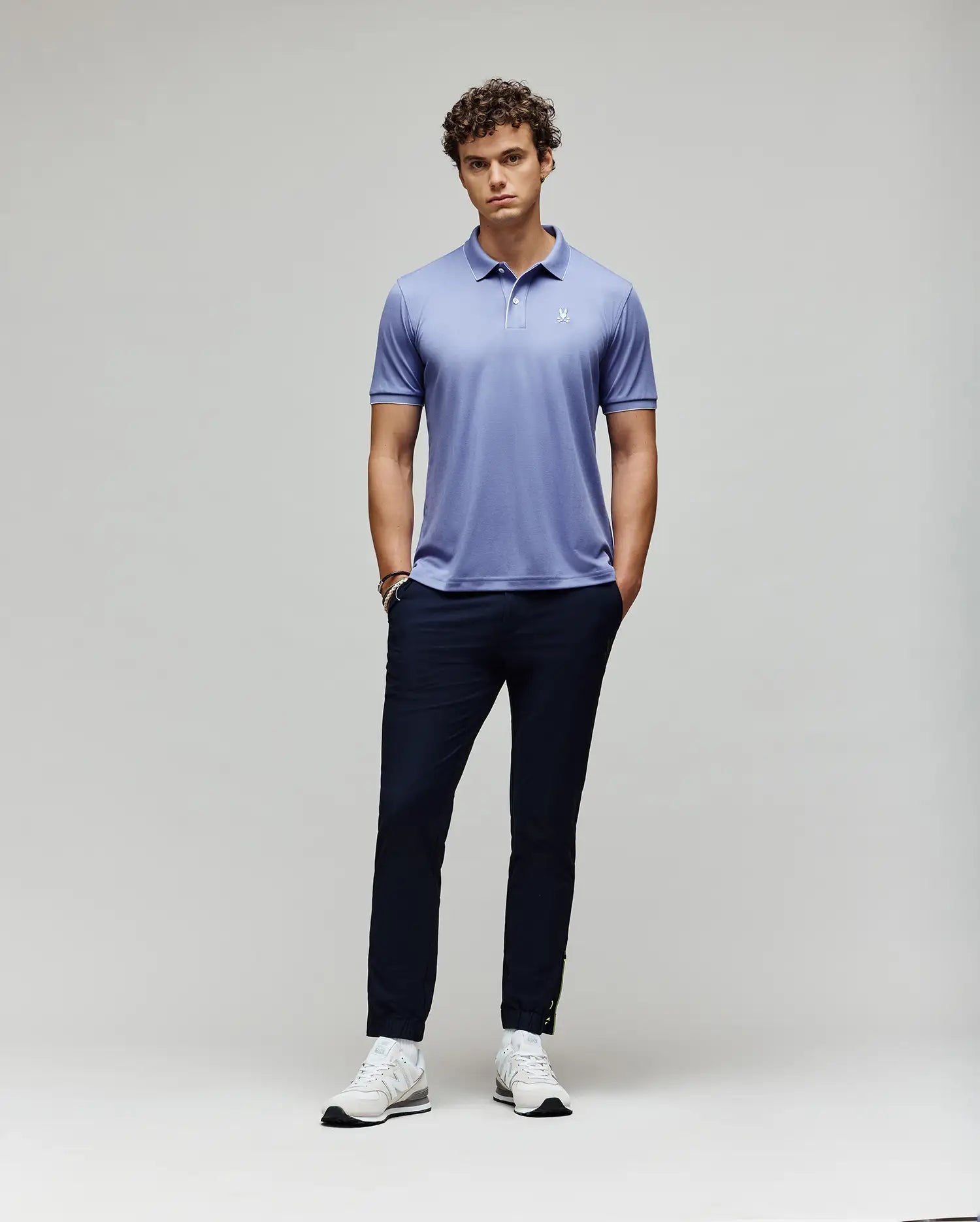 MENS BRYCE PERFORMANCE PIQUE POLO SHIRT - B6K486F200 - Image 4