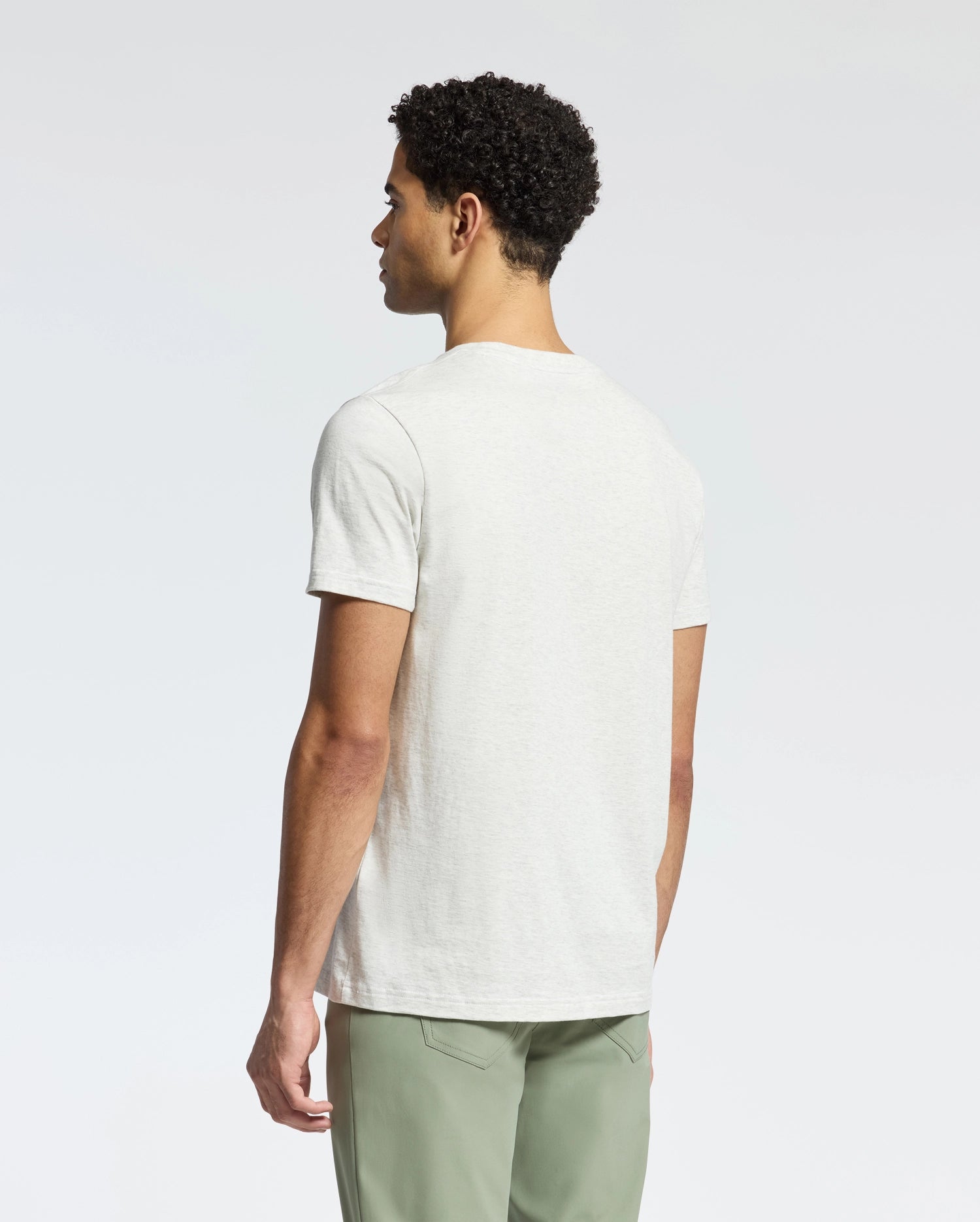 MENS JAMES PREMIUM CREW NECK TEE - B6U952D200 - Image 4