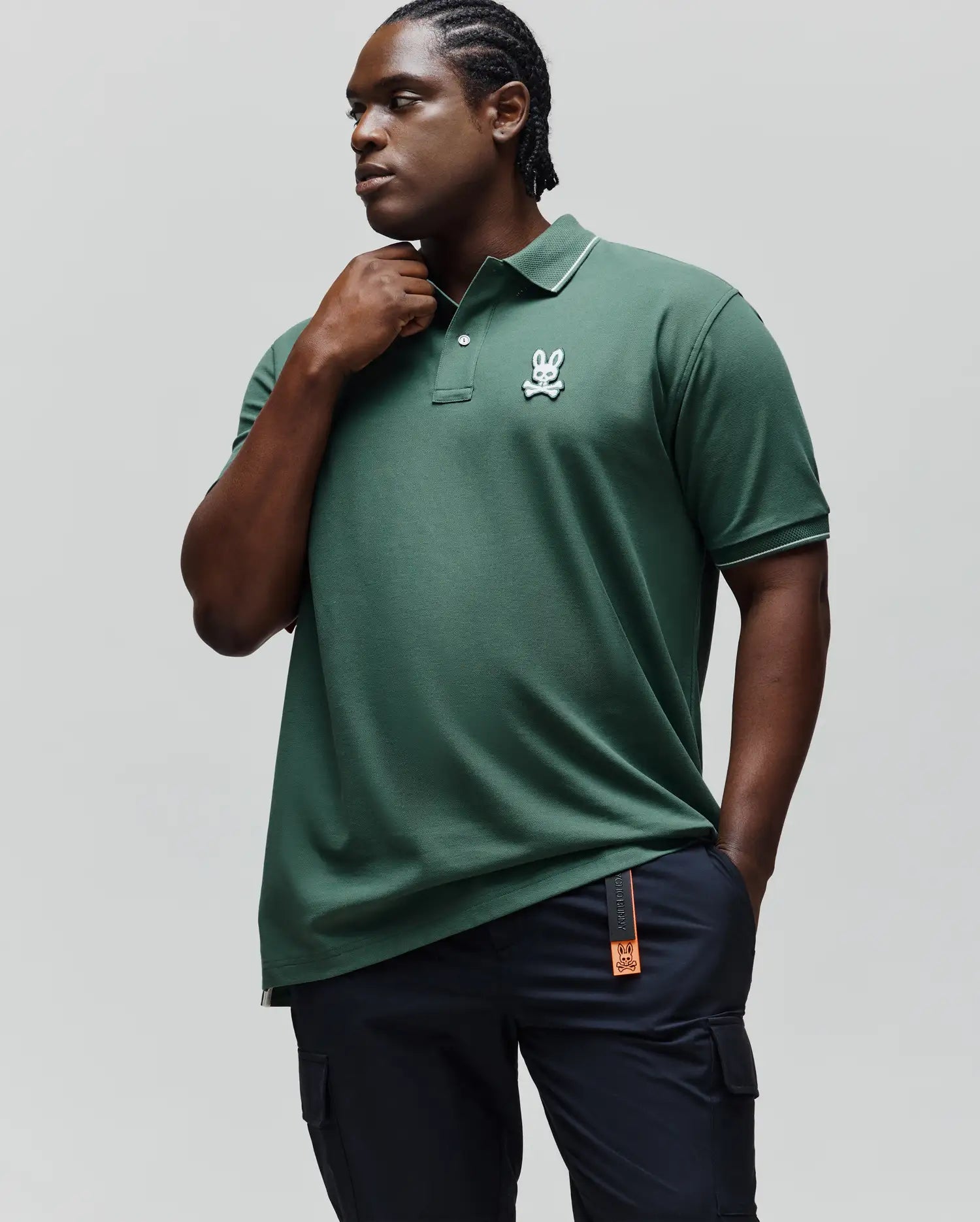 BIG AND TALL TATE BUNNY PIQUE POLO - BT0100015 - Image 3