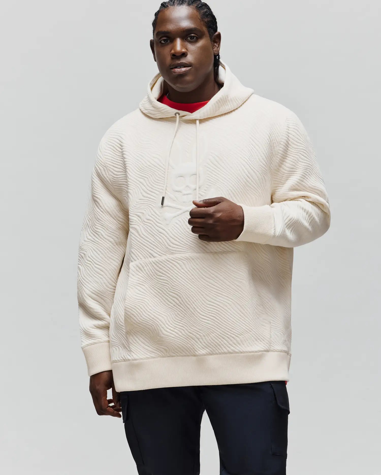BIG AND TALL KENDRICK TEXTURED HOODIE - BT0500007 - Image 3