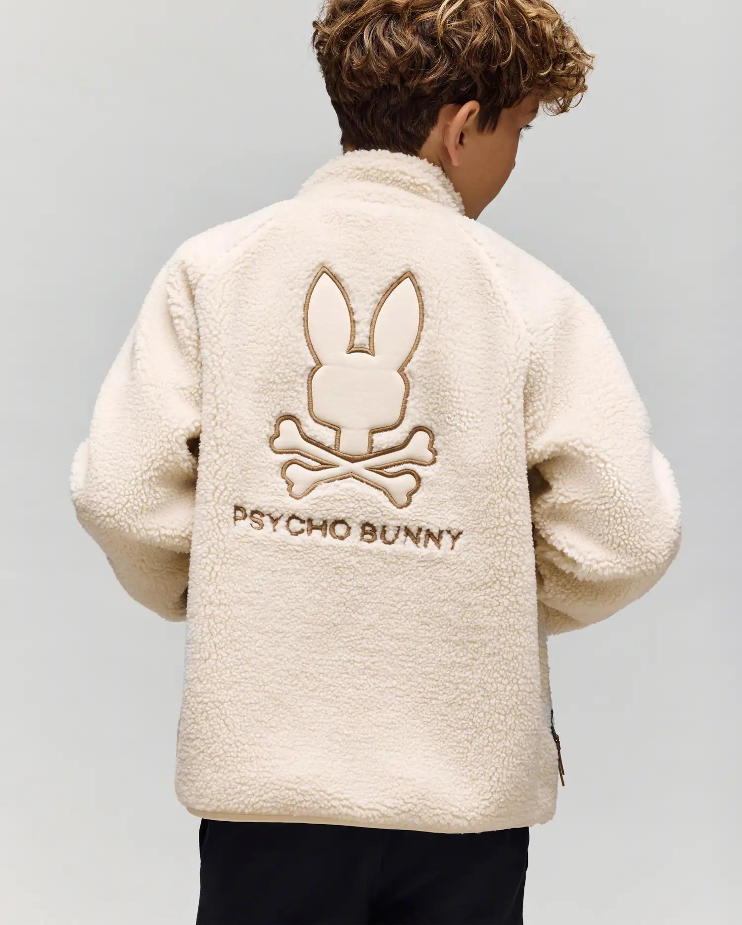 KIDS RILEY SHERPA FULL ZIP MOCK - KT0500032 - Image 3