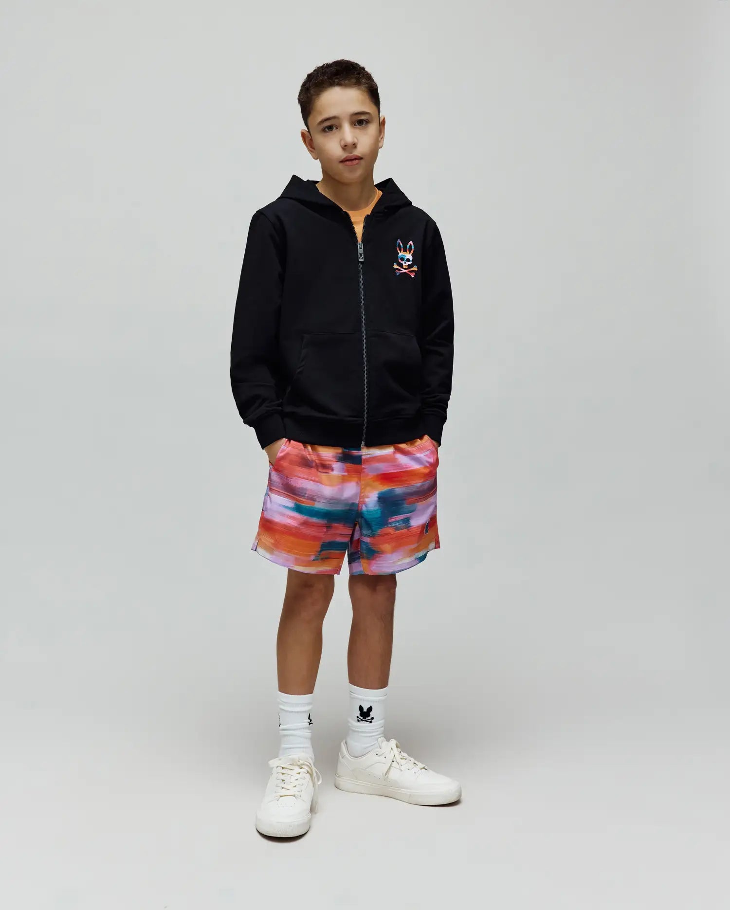 KIDS RAPHAEL FRENCH TERRY FULL ZIP HOODIE - KT0500069 - Image 4