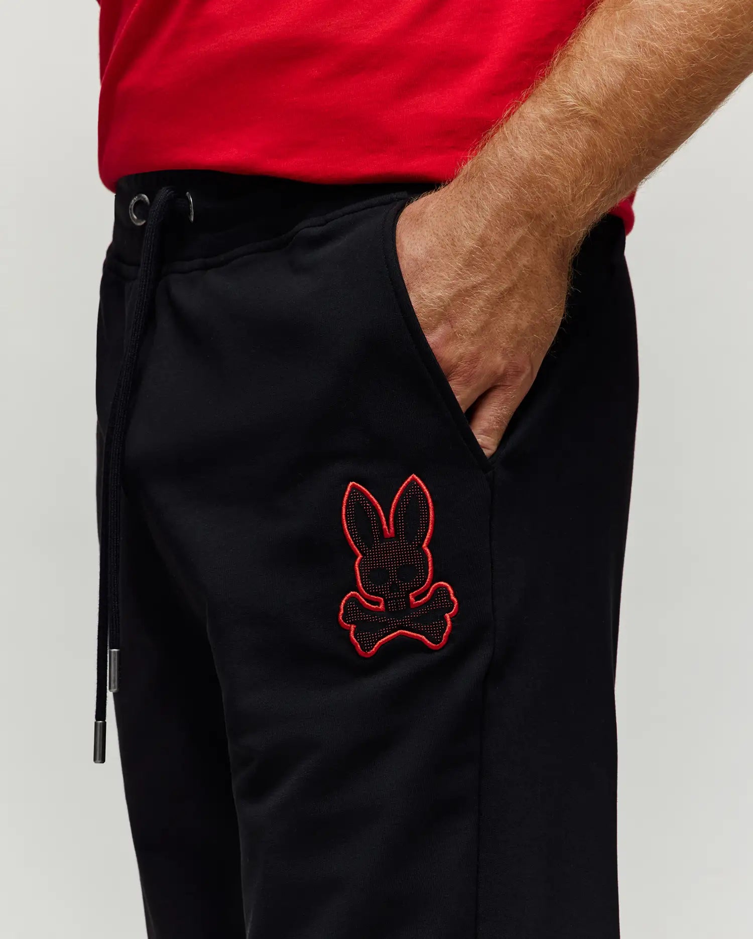 MENS JOVAN RAISED DOTTED PRINT SWEATPANT - MB0800034 - Image 3