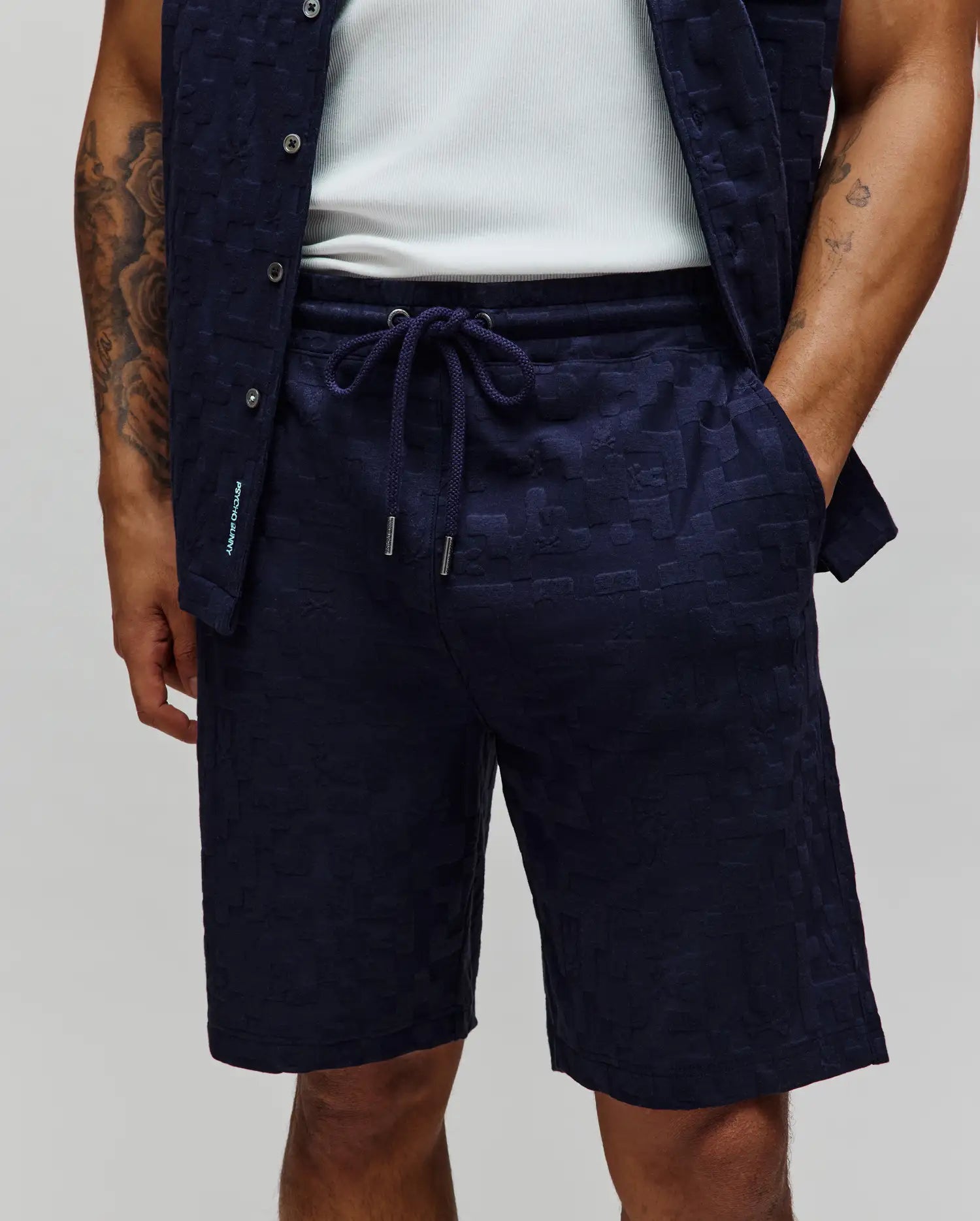 MENS JOSH JACQUARD KNIT SHORT - MB0900055 - Image 2