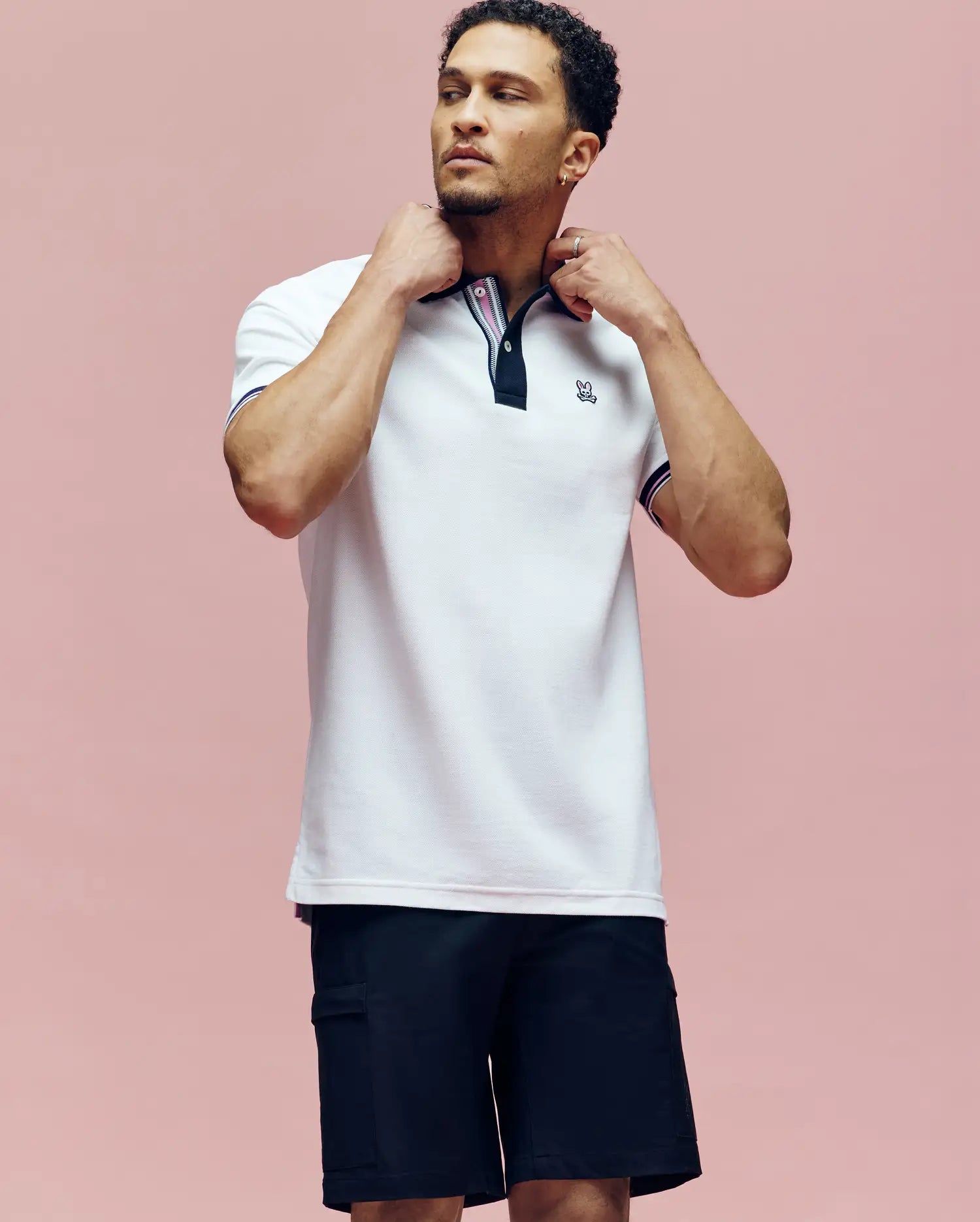 MENS ARCHIVE CLASSIC BUNNY PIQUE POLO - MT0100010