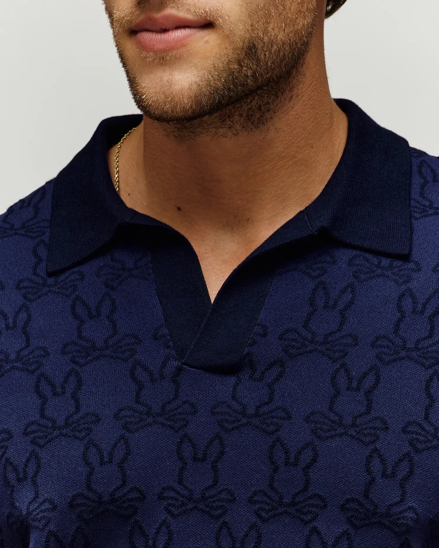 MENS ELDEN JOHNNY COLLAR POLO - MT0100157 - Image 2