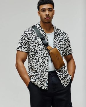 MENS JOSH JACQUARD SHIRT - MT0300072