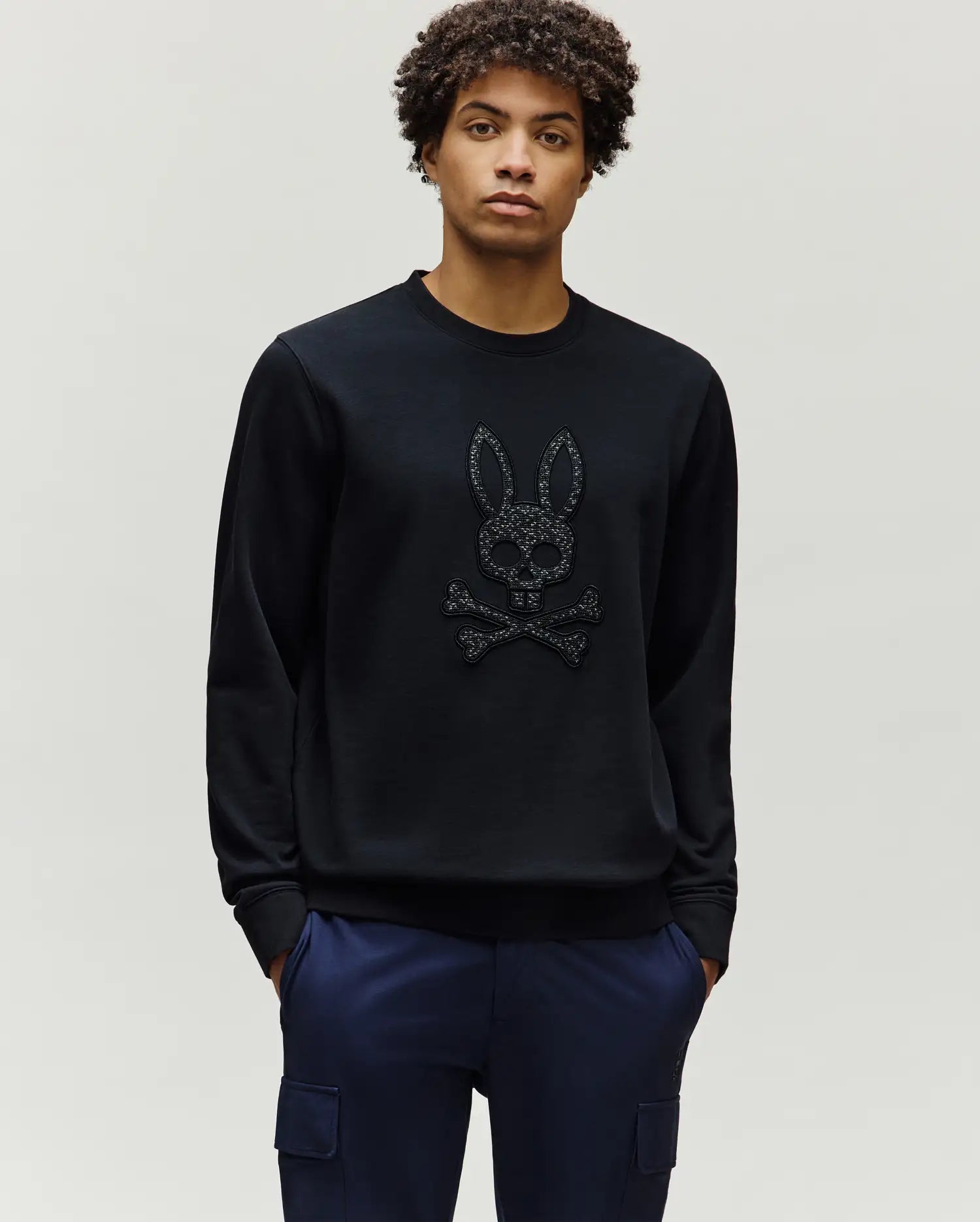 MENS GABIN TEXTURED CREW - MT0500088