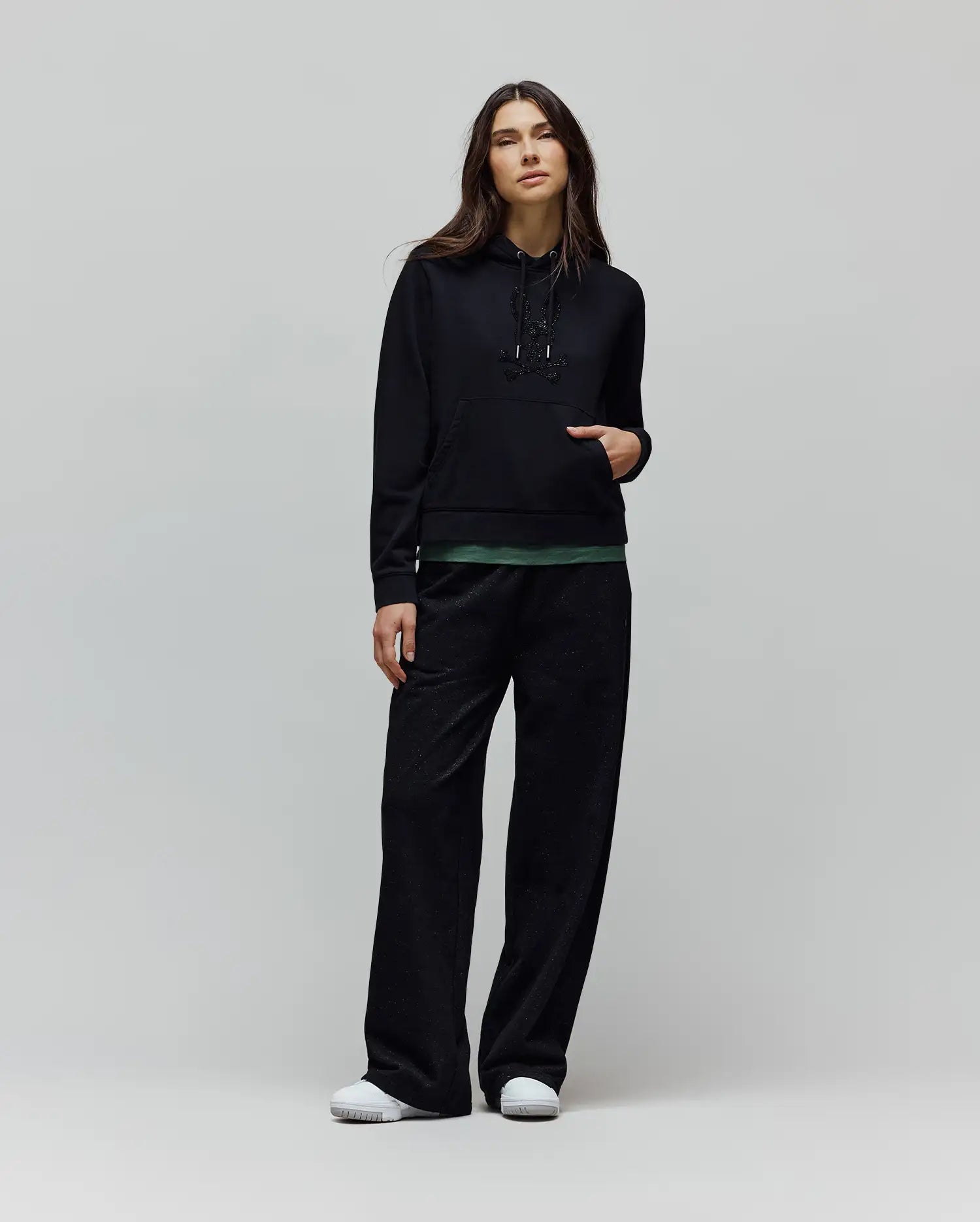 WOMENS ROUX SEQUIN FRENCH TERRY HOODIE - WT0500005 - Image 4